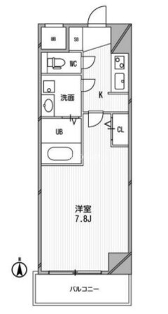 アーデンタワー西本町の物件間取画像